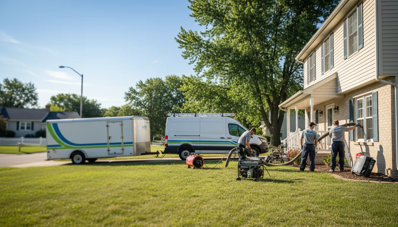 Flooded Basement Restoration And Cleanup With Repair in Fairview, MT near me
